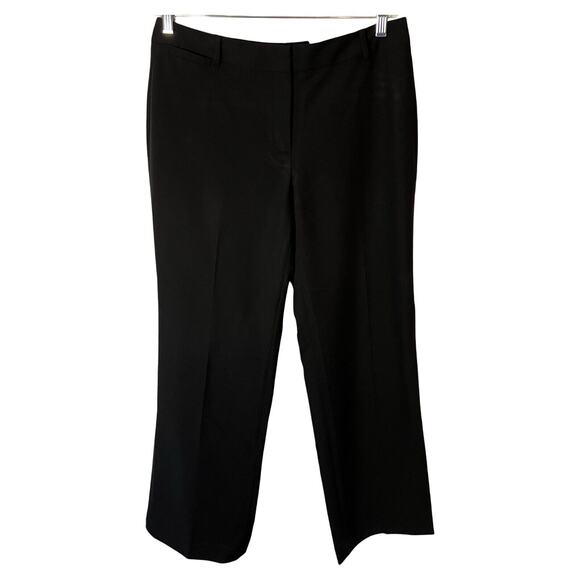 Liz Claiborne Dress Pants Womens Size 10 Career Pants Black Bootcut Pockets NWT - Picture 1 of 10